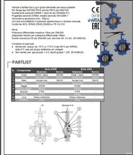 Carica l&#39;immagine nel visualizzatore di Gallery, VALVOLA A FARFALLA LUG GH/INOX/EPDM PN16
