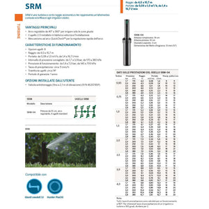IRRIGATORE POPUP A TURBINA HUNTER SRM-04