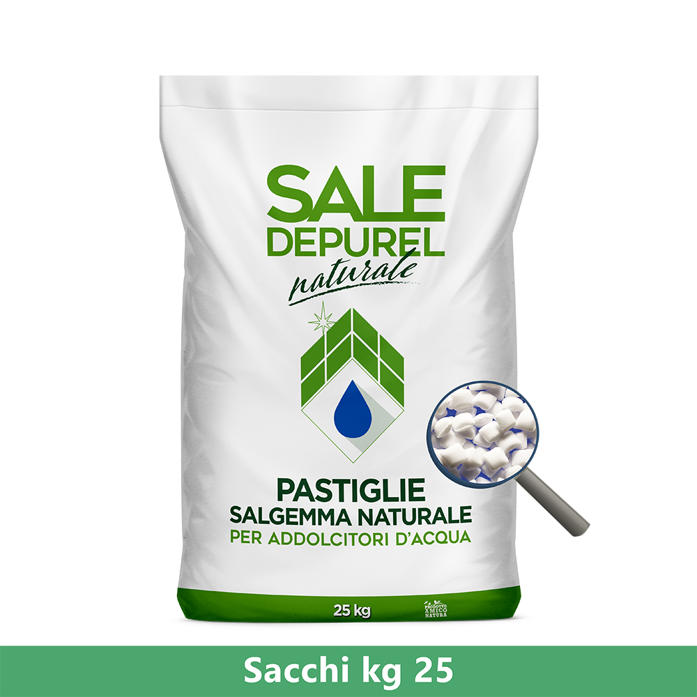 Bancale 40 Sacchi da 25 kg (1.000 KG) in Pastiglie Iperpuro addolcimen –  M.C. Tecnoforniture